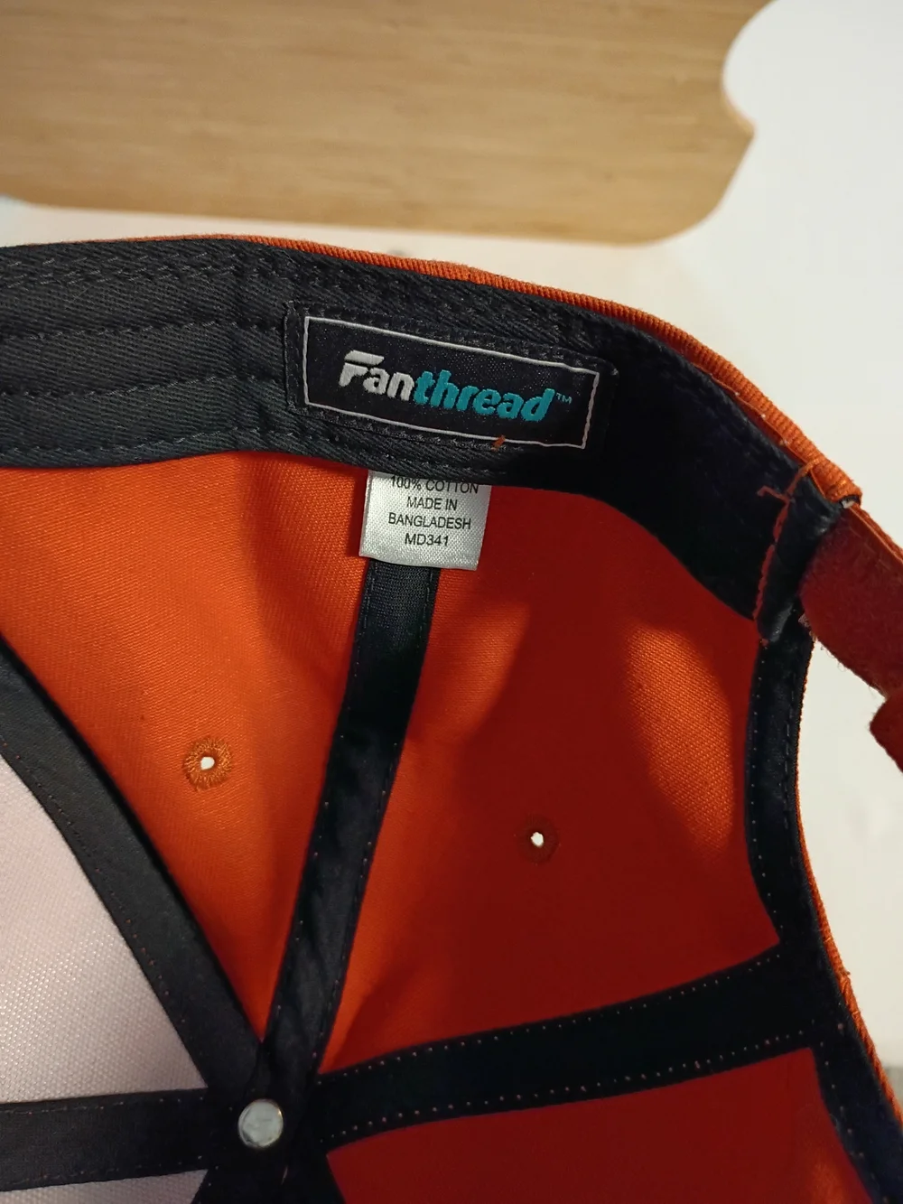 Fanatics Orange Winburn Football Embroidered Cap
